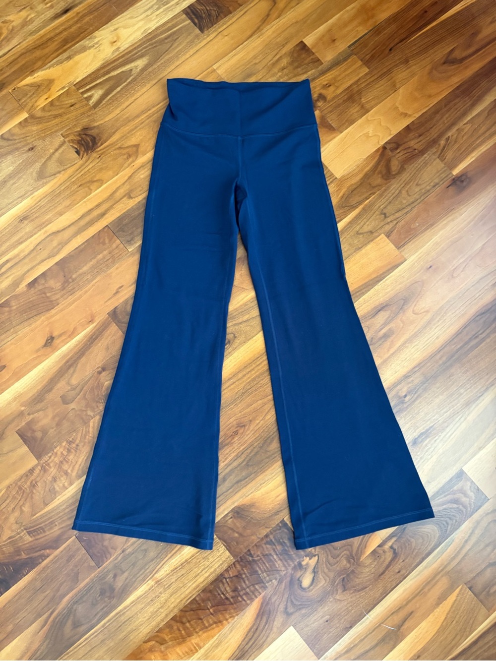Athleta Navy Elation Flare Pants ECU
